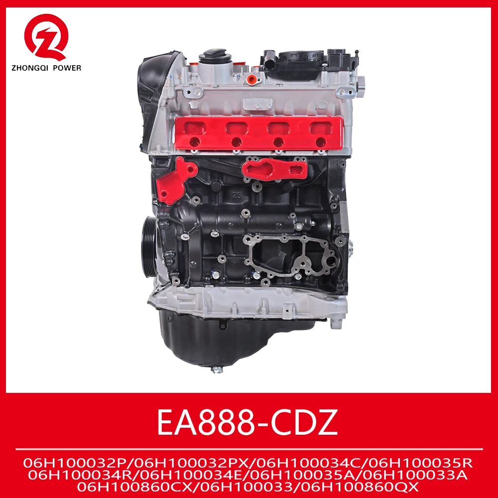 EA888 GEN2 CDZ 2.0T Car Engine Assembly 06H100033A 06H100860CX 06H100033 06H100860QX Accessoires Voitures for Audi A4L A5 A6L Q5