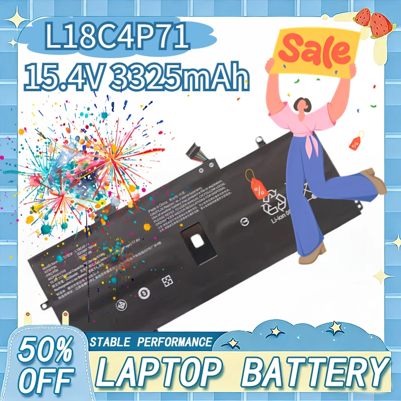 

3325mAh 51Wh L18M4P72 L18C4P71 Replacement Laptop Battery For Lenovo ThinkpadX1 Carbon 7th 2019 2020 Series L18L4P71 SKB10K97642