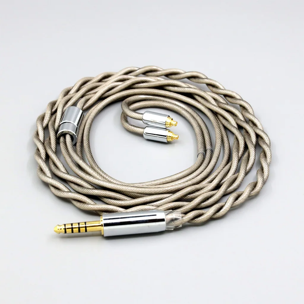 Кабель для наушников типа 6 756 core 7n Litz OCC с посеребренным покрытием для AKG N5005 N30 N40 MMCX LN007850