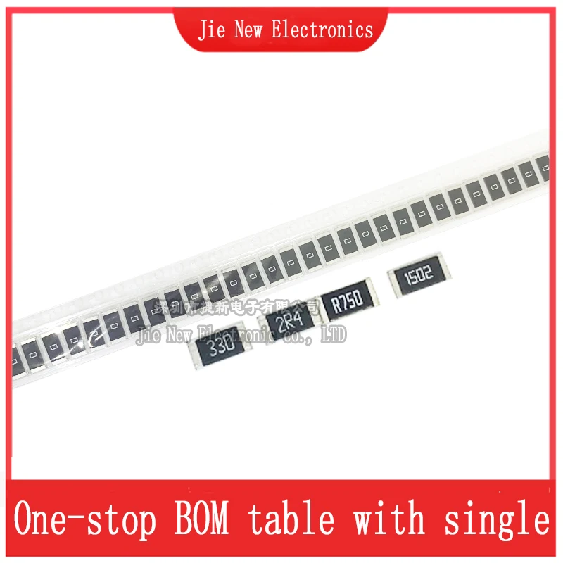 50PCS 2512 SMD 5% Widerstand 0R-10M 0,1 R 0,27 R 0,47 R 1R 2,2 R 10R 47R 100R 1K 10K 47K 82K 100K 220K 470K 750K 1M 4,7 M 6,2 M 9,1 M