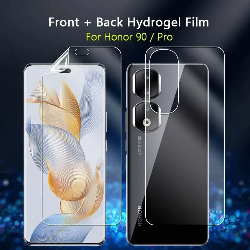 3PCS Matte Hydrogel Film for Huawei Honor 90 Pro Screen Protector for Honor 90 Lite Front and Back Protective Film