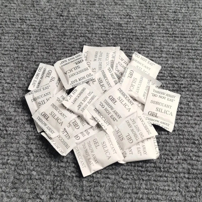 50/100/200/300/500 Packs Non Toxic nonwovens Silica Gel Desiccant Damp Kitchen Room Living Moisture Dehumidifier Absorber Bag