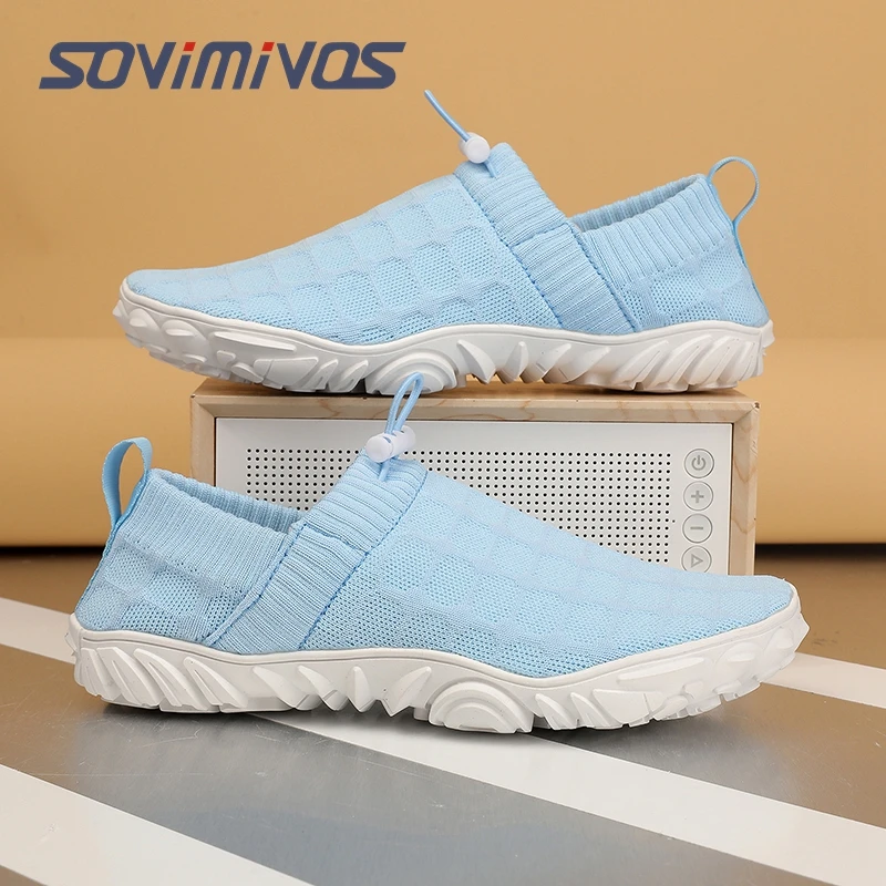 

Мужская быстросохнущая обувь для воды вверх по течению, новая модная обувь Aqua, дышащая уличная обувь для плавания в реке и море, пляжные мужские кроссовки, уличная обувь