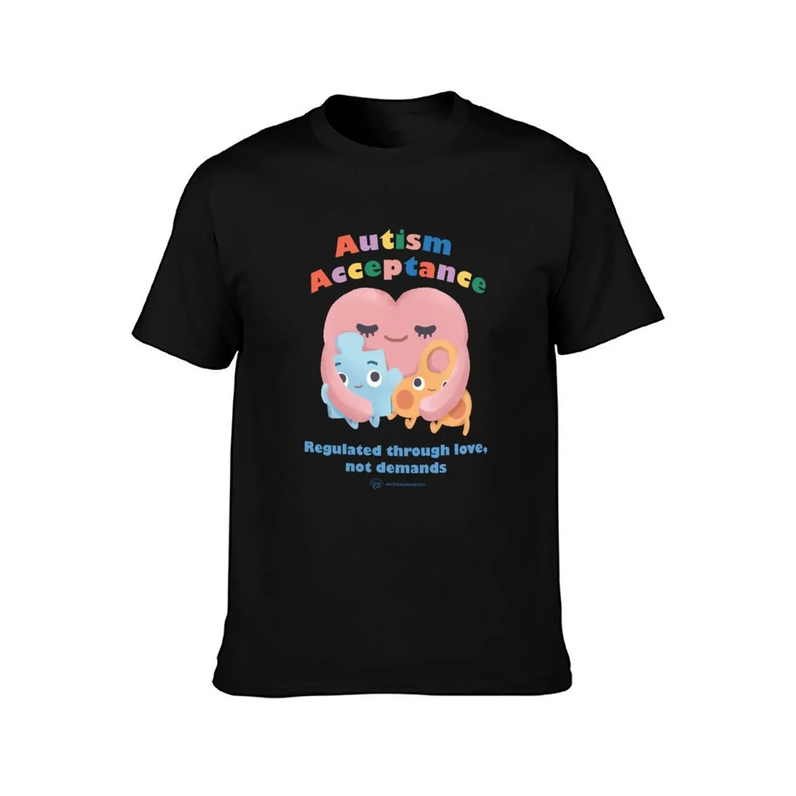 Regulated through love, not demands T-Shirt Large Size Casual Short Sleeve Top