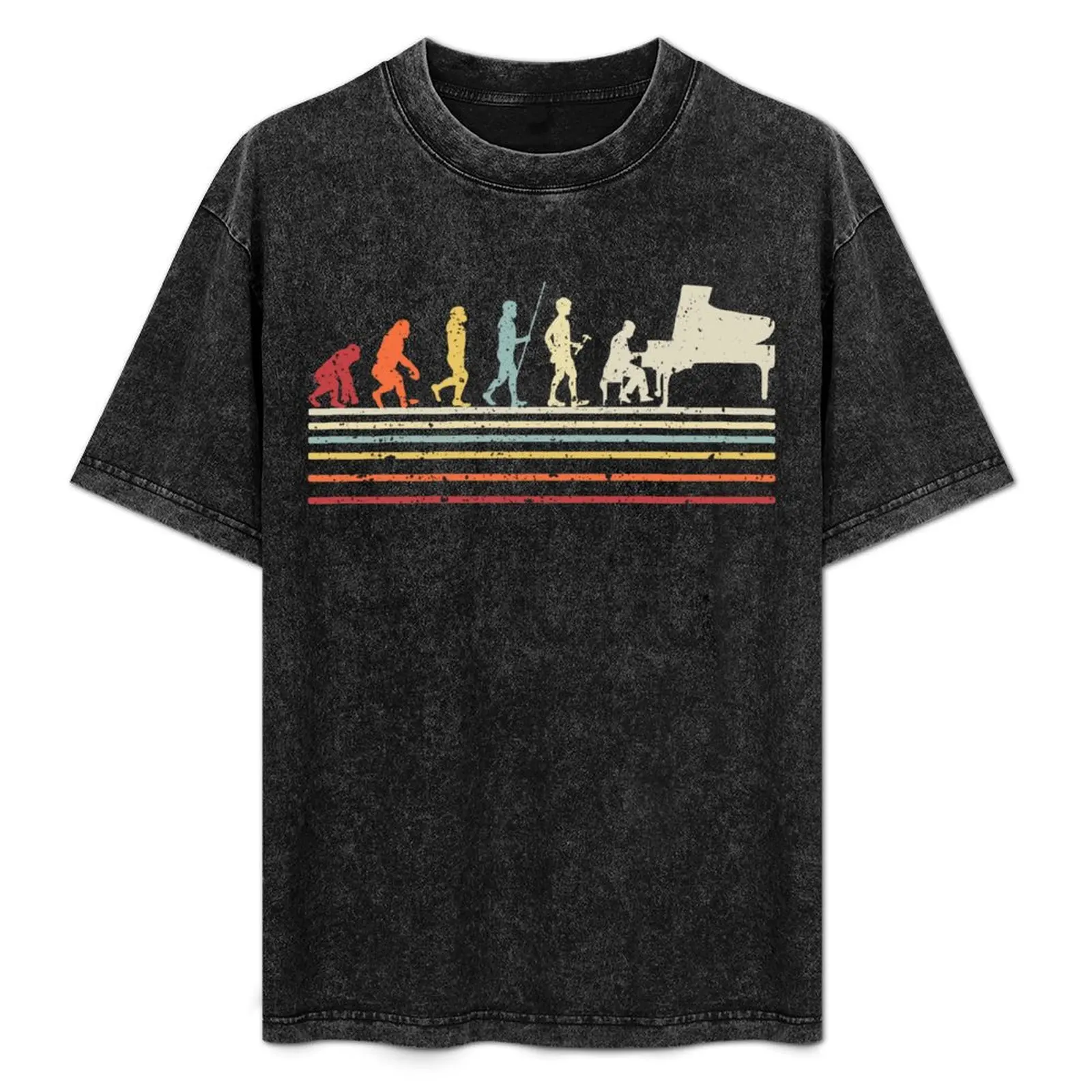 

Funny PIANO EVOLUTION T-Shirt Sun Block Outdoor T-Shirt