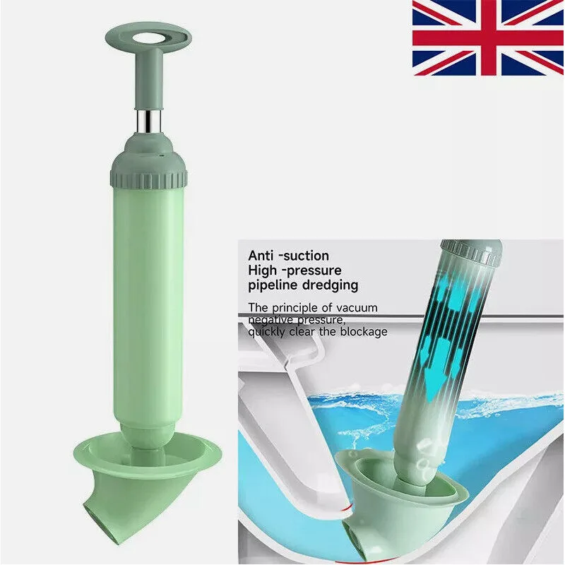 Toilet Plunger High Pressure Washroom Air Drain Unblocker Blockage Remover