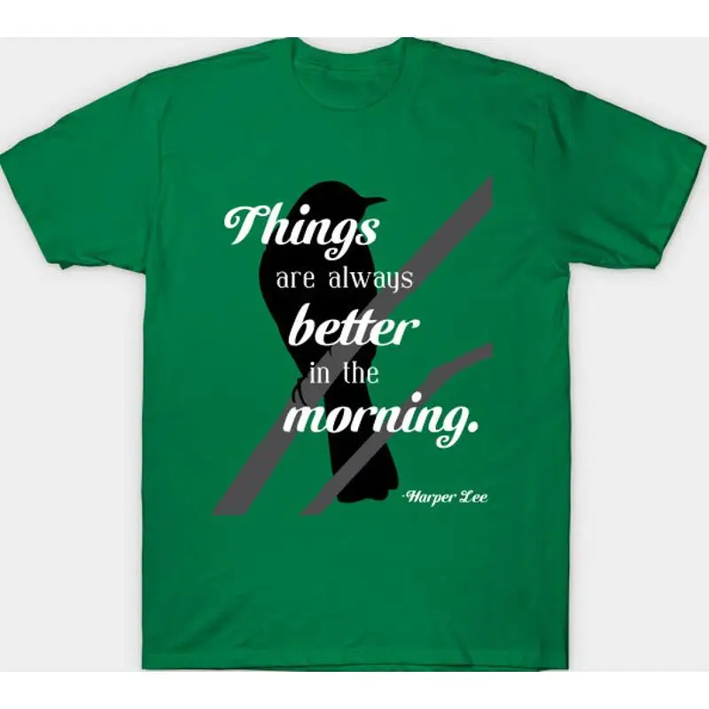 لقتل تي شيرت الطائر المحاكي الأشياء أفضل دائمًا في الصباح بقلم هاربر لي