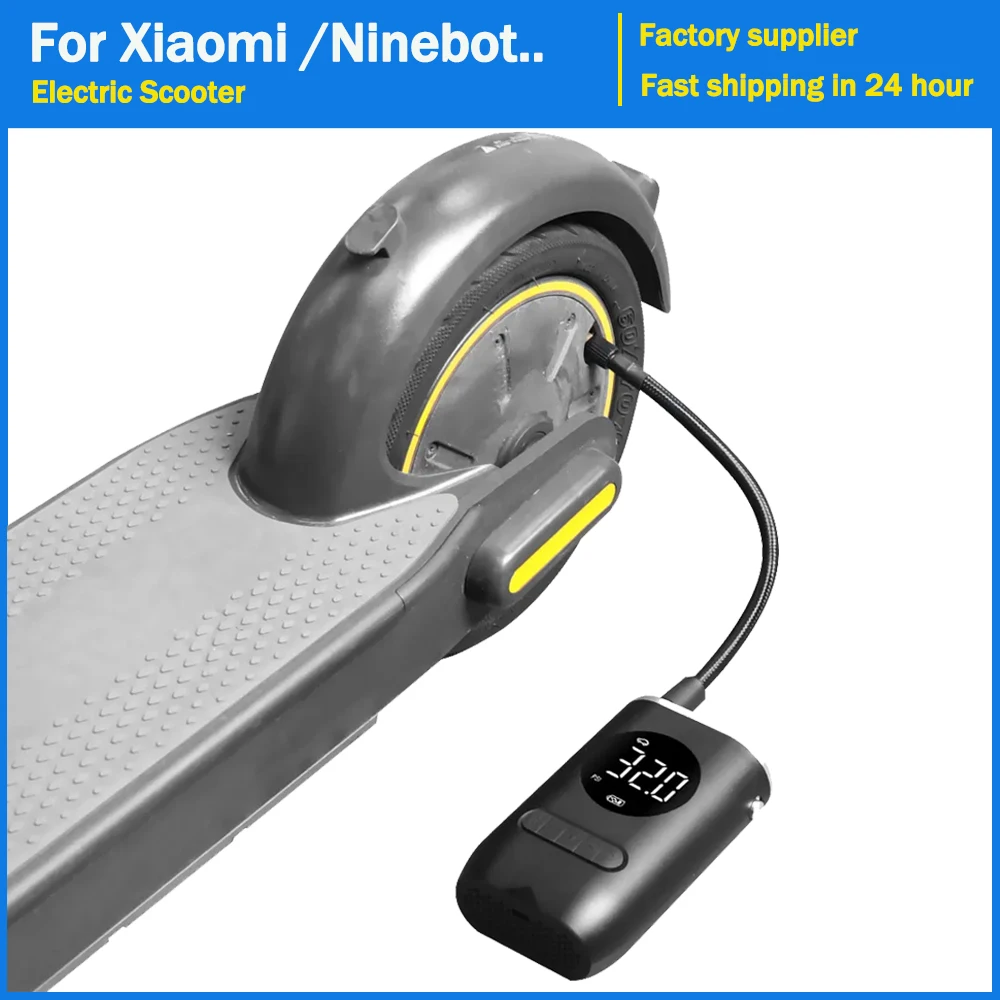 Electrical Air Pump for Xiaomi M365 Wireless Tire Inflatable Deflate Inflator Air Compressor Pump for Ninebot Electric Scooter