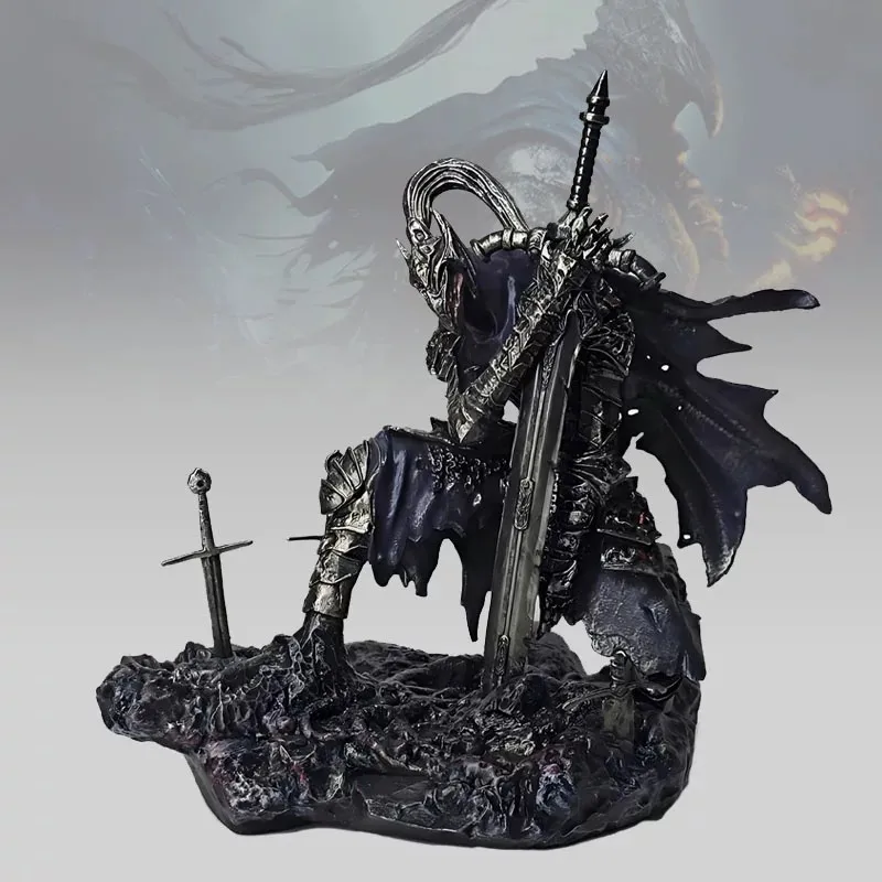 15cm Dark Souls 3 Artorias The Abysswalker Kniende PVC-Figur Kampfszenen-Statue Spiel-Peripheriemodell Ornament Spielzeug Geschenk