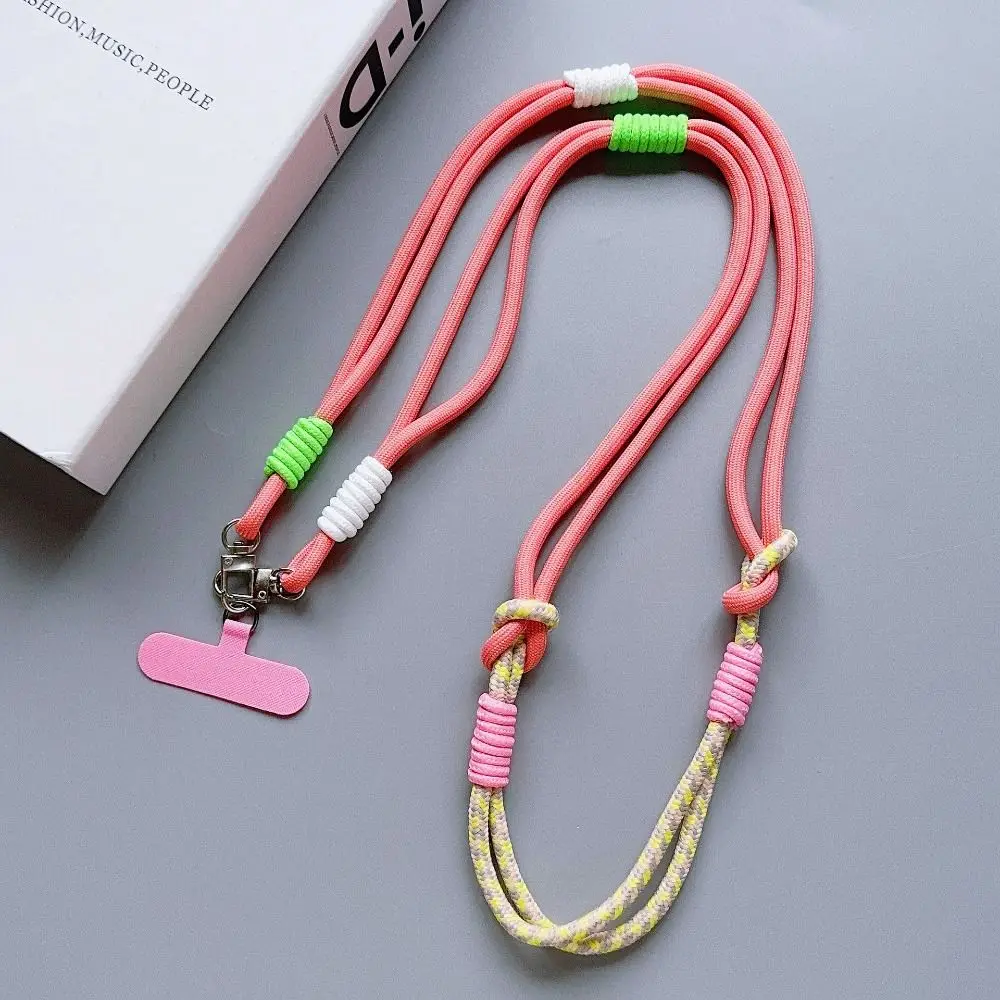 

Chain Rope Mobile Phone Back Clip Holder Back Clamp Bowknot Phone Back Clip Bracket Detachable Adjustable Mobile Phone Lanyard