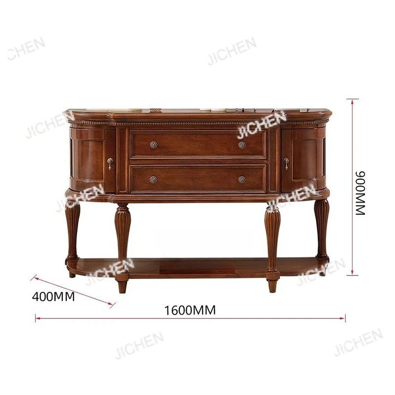 

Vintage Classic Console Table Luxury Beauty Entrance Hall Design Console Table Storage Trendy Woonkamer Tafel Furniture
