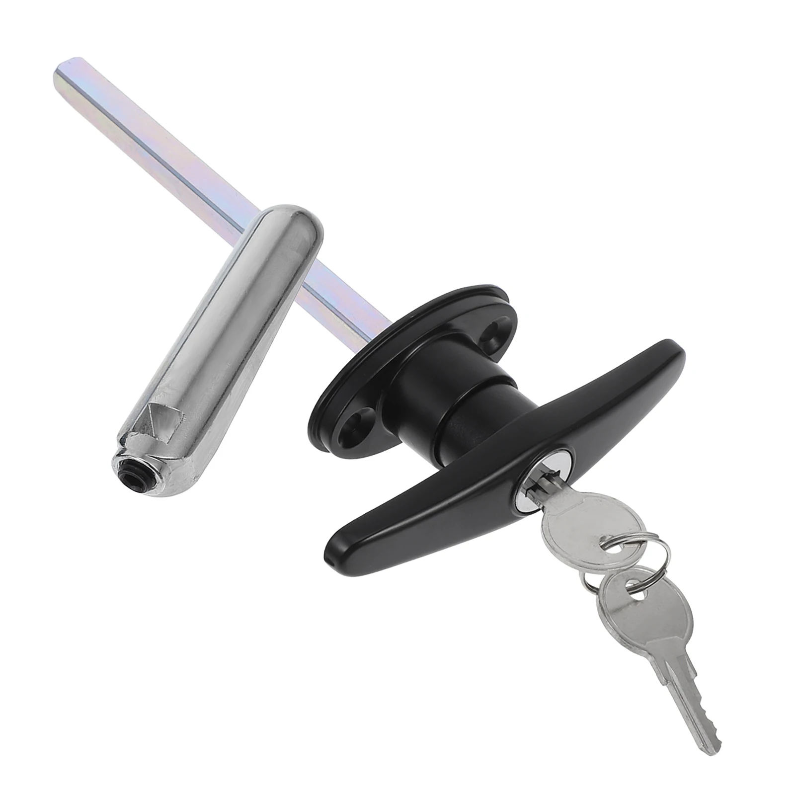 

Zinc Alloy For Locks T Handles With Garage Latch Kit Door Handle With Key Wood Gate Lock T Handle Lock Shed Handles