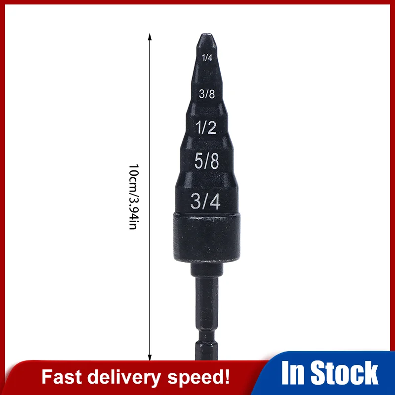 5 In 1 Air Conditioner Copper Pipe Expander Swaging Drill Bit Set Repair Tool Black Carbon Steel Pipe Expander