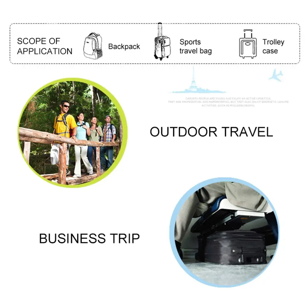 Anti-Theft Security Lock com 3 Digit Combination, Security Code, TSA Customs, Safe