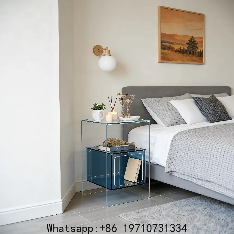 

Bedside Glass Coffee Table Sofa Edge Dopamine