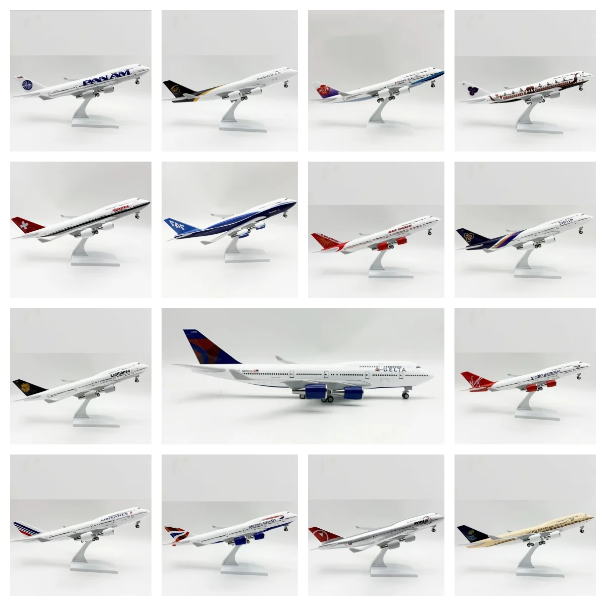 

30 см масштаб самолета 1/250 B747, модель самолета, игрушка из смолы, литой под давлением самолет, строительный комплект (с подставкой), авиационные игрушки для мальчиков