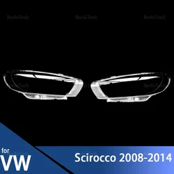 Car Headlight Lens Cover Transparent head light lamp Shell Lens Light Protection for Volkswagen VW Scirocco pre-facelift 2008-14