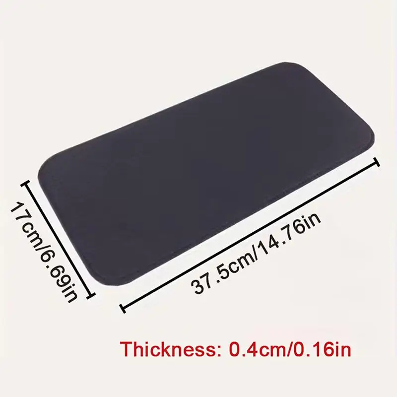 2Pcs RV Cab Door Step Mat  Interior Carpet Anti Slip Accessories Stair Floor Pad 37.5*17cm for Caravan Motorhome Car Travel