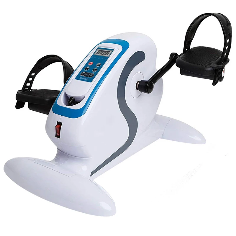 

Мини-портативный электрический педальный тренажер, мини-тренажер, велосипедный реабилитационный тренажер для пожилых людей, рук и ног