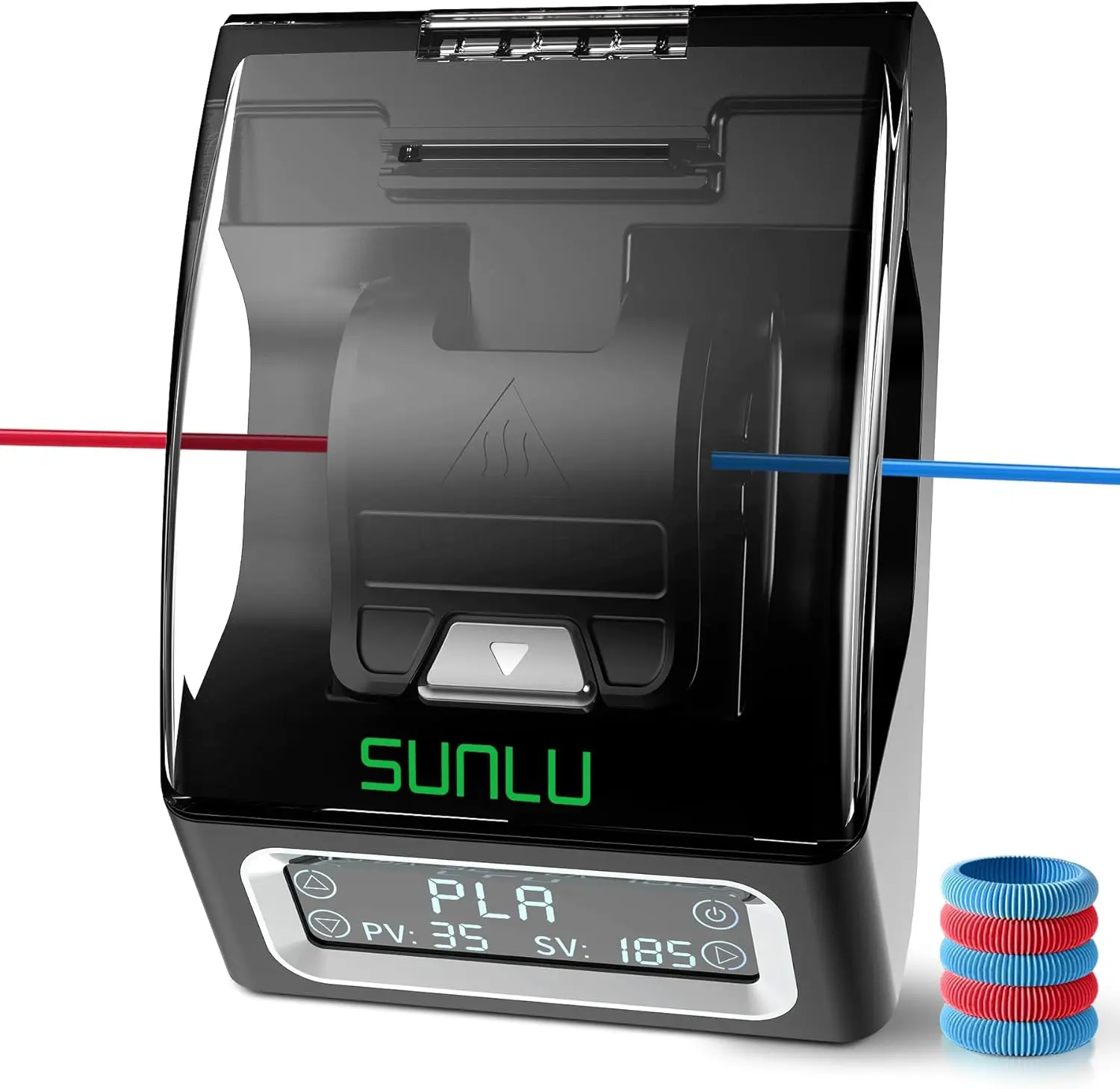 SUNLU Filament Connector, 1,75 mm, bis zu 240 °C, Kompatibel mit PLA PETG TPU ABS PA Nylon, Einfach zu Bedienen