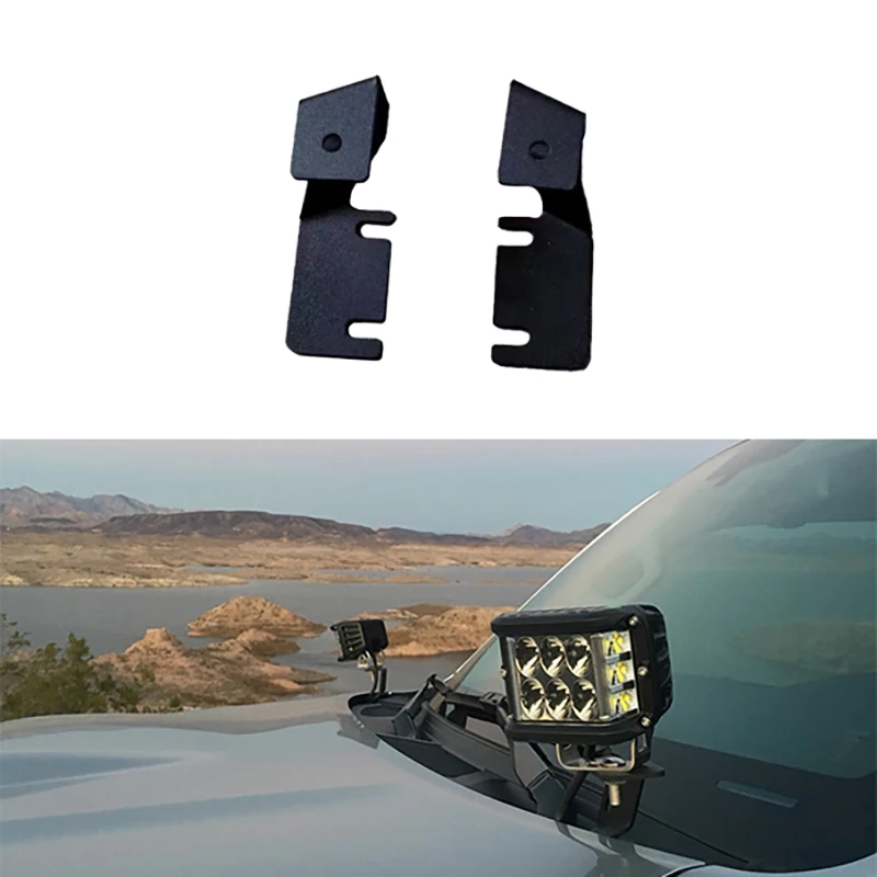 

Летающее крыло, внедорожный стальной прожектор, монтажный держатель дальнего света, монтажные кронштейны на стойке A для Hilux