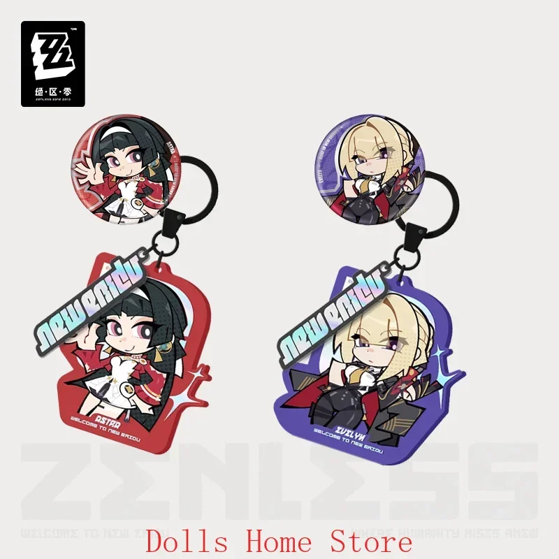 

Предпродажа игры Zenless Zone Zero Q-версия Официальный miHoYo Оригинальная серия LD Акриловый кулон Брелок Значок Звезды Лиры