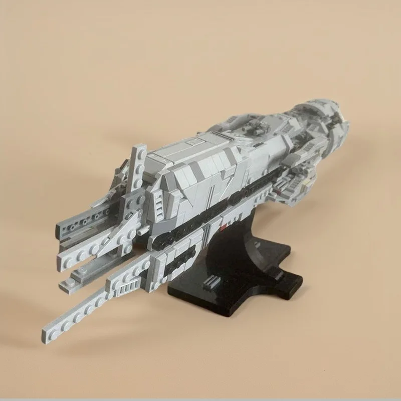 708 Uds. Estrella batalla extraterrestres USS Sulaco modelo a escala media bloques de construcción tecnología de ladrillo montaje creativo DIY juguete regalos de cumpleaños