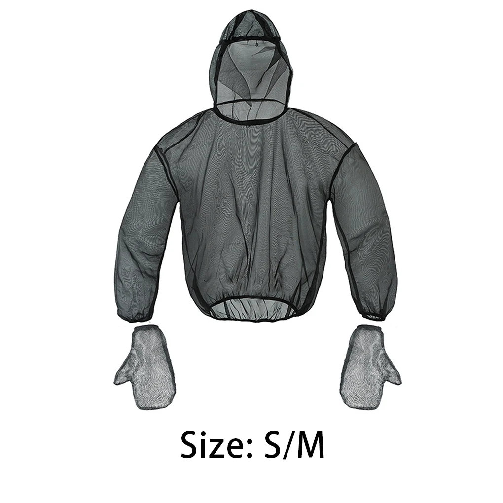 

Anti-Mosquito Net Suit For Fishing And Camping Trips Overzed Anti-mosquito Helmet With Net black-glove-top L/XL