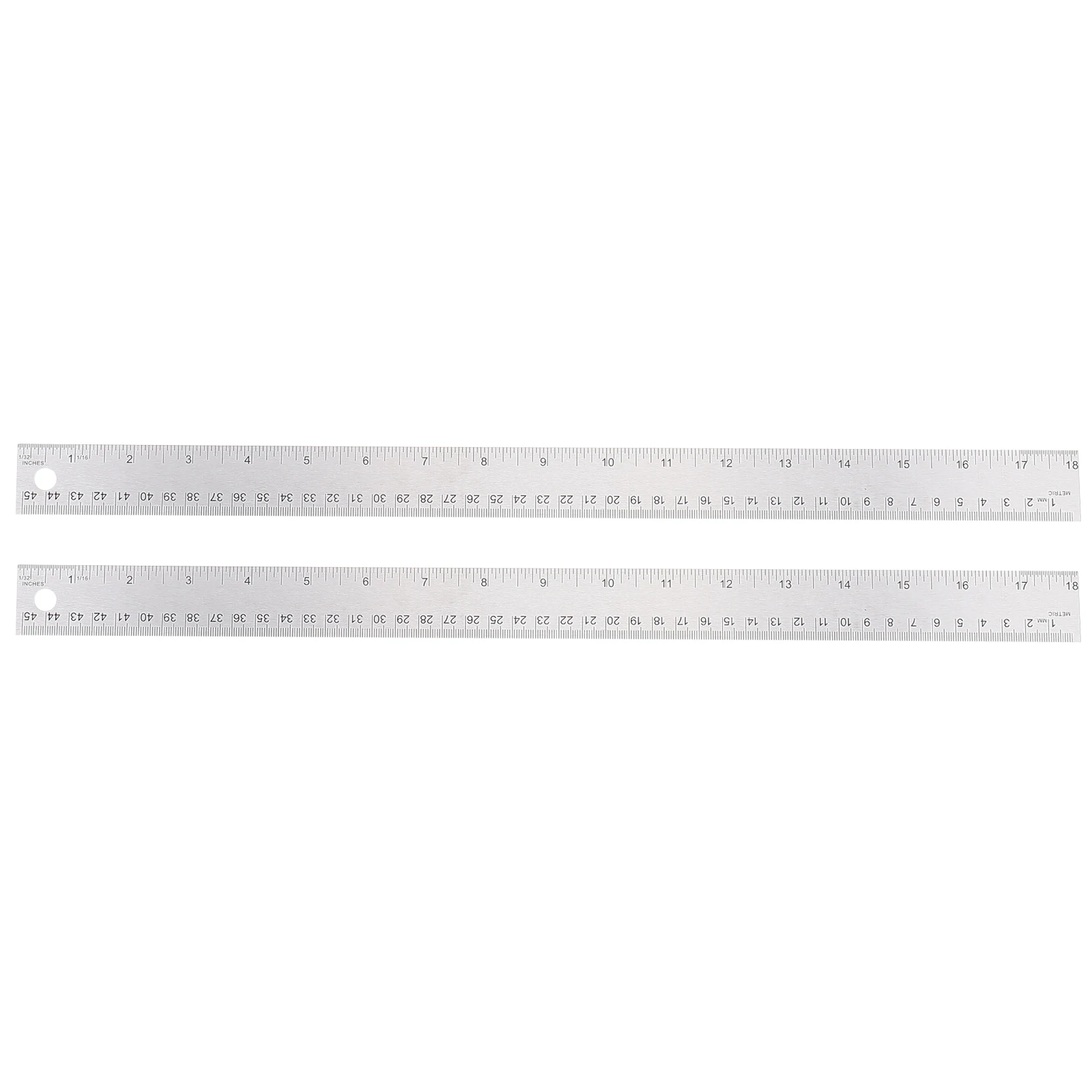 Régua profissional de madeira macia, 2 peças, ferramenta de medição de engenharia com suporte de cortiça, régua reta para desenho, design de desenho