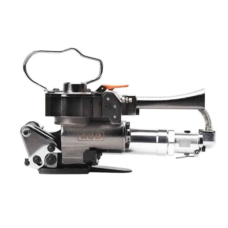 AQD Pneumatic Baler Portable Buckle-free Binding Machine Hot Melt Pneumatic Plastic Steel Belt PET Pneumatic Baler