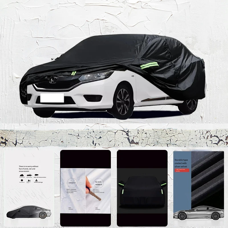 For honda-greiz Auto Anti snow Anti dust Anti-uv Anti peeling paint And Anti Rainwater 210t car cover Car cover protection