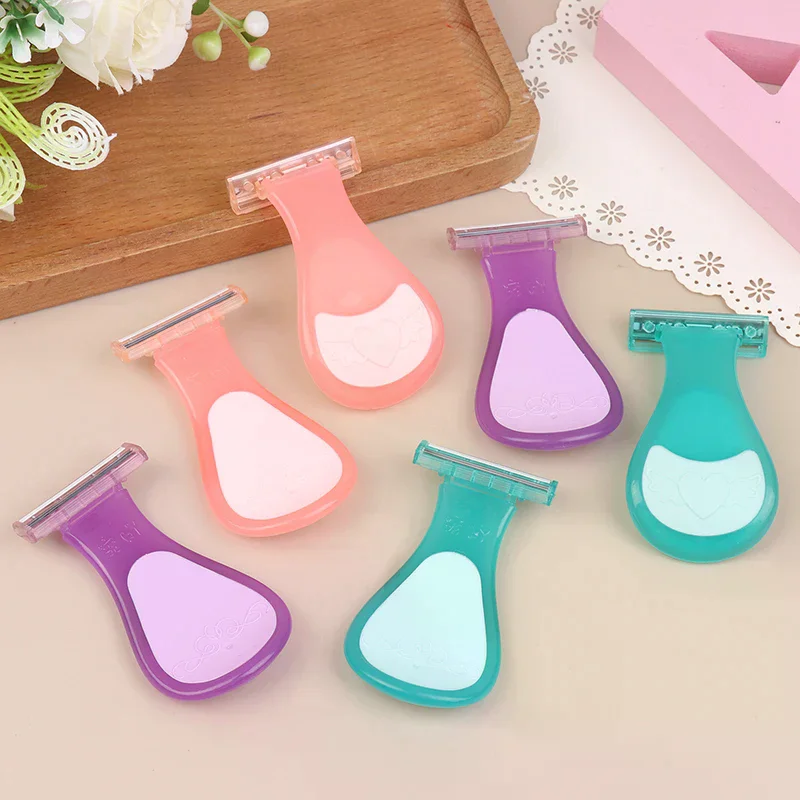 

2 шт. нож для бритья женский артефакт для бритья безопасный портативный триммер для волос подмышками станок для бритья нож для удаления волос универсальный