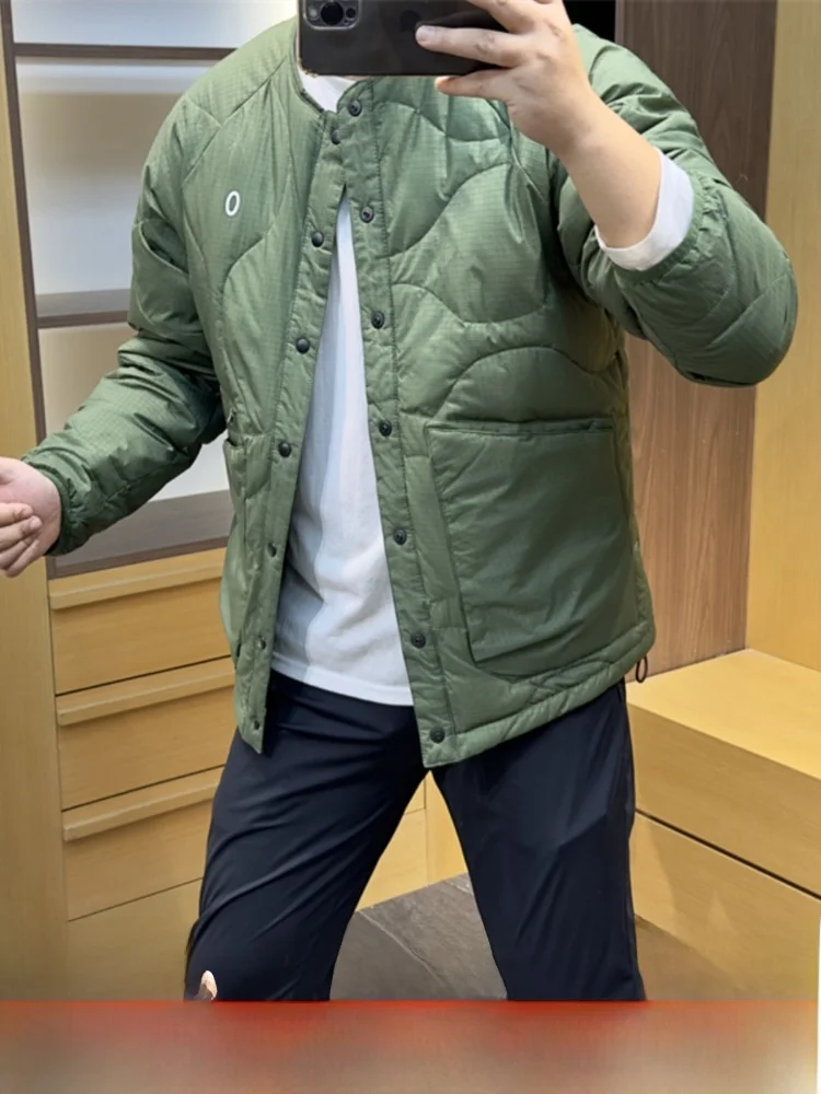 

Heavyweight High Lo Bread Sle Du down Jaet Youth Loose Fit Puffy Outerwear Coat Trendy ex Casual Long Coat