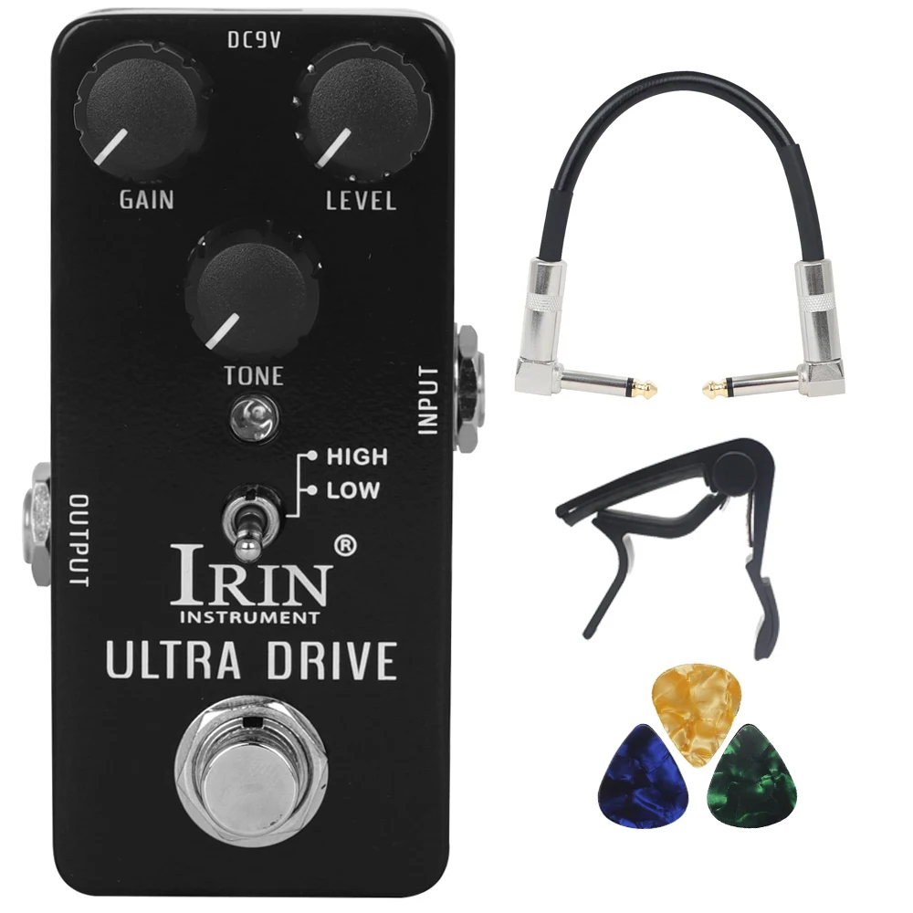 RS-02 pedale effetto chitarra elettrica pedale effetto Ultra Drive True Bypass pedale per chitarra singolo accessori e parti per chitarra