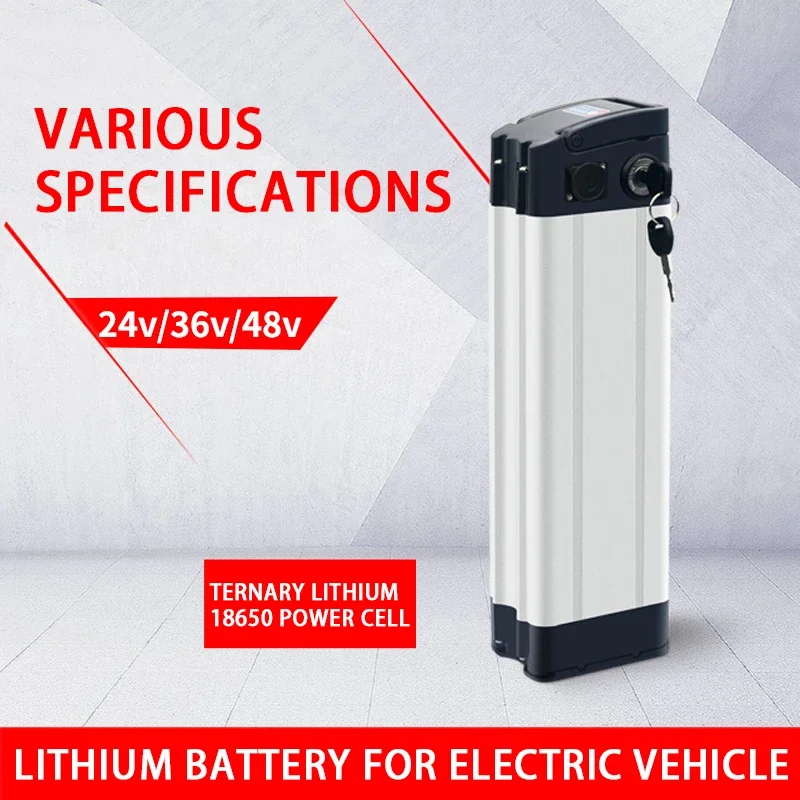 

new 48V 10Ah rechargeable lithium battery is used to replace the battery of Silver fish folding bicycle electric vehicle
