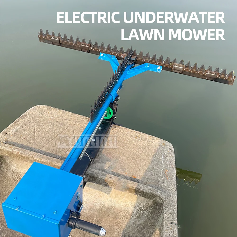 48V Underwater Electric Grass Cutter 1.5m Width for Pond River Aquatic Weed Harvesting Machine No Battery