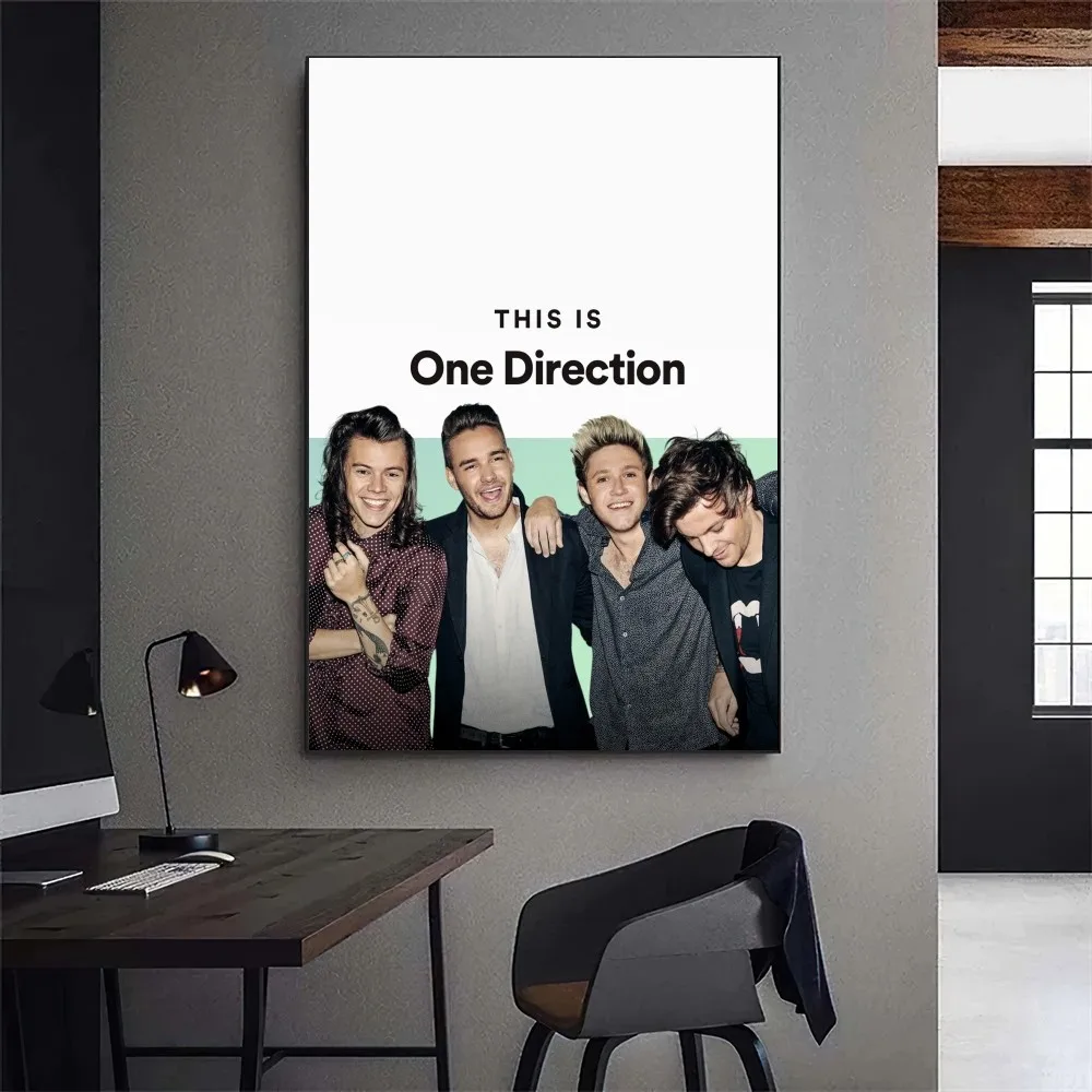 O-One-Band-D-Direction  Poster Gallery Prints Wall Decals Home Decor Decoration Self Adhesive Living Room Sticker