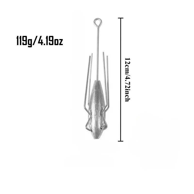 1PC Grip Sinker Surf Fishing Sinker Anti-Snag Quick-Sinking Positioning Weight Teardrop Long Cast Sea Sinker Tackle Accessories