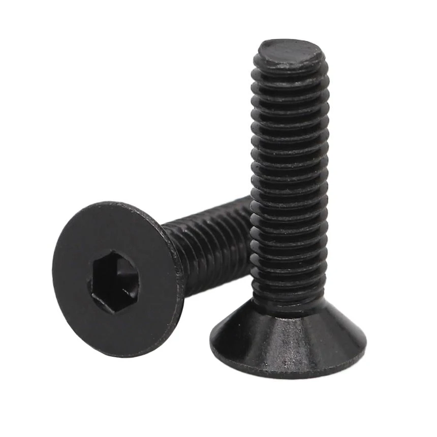 M3 M4 M5 5/6/8/10/12/16-30mm Black 304 Stainless Steel DIN7991 Hexagon Hex Socket Flat CSK Countersunk Allen Key Head Screw Bolt