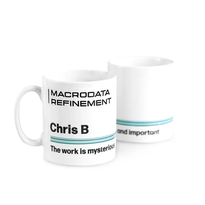 Severance TV Show Merch - Personalized Lumon Industries Mug - Macrodata Refinement Department Custom Coffee Cup