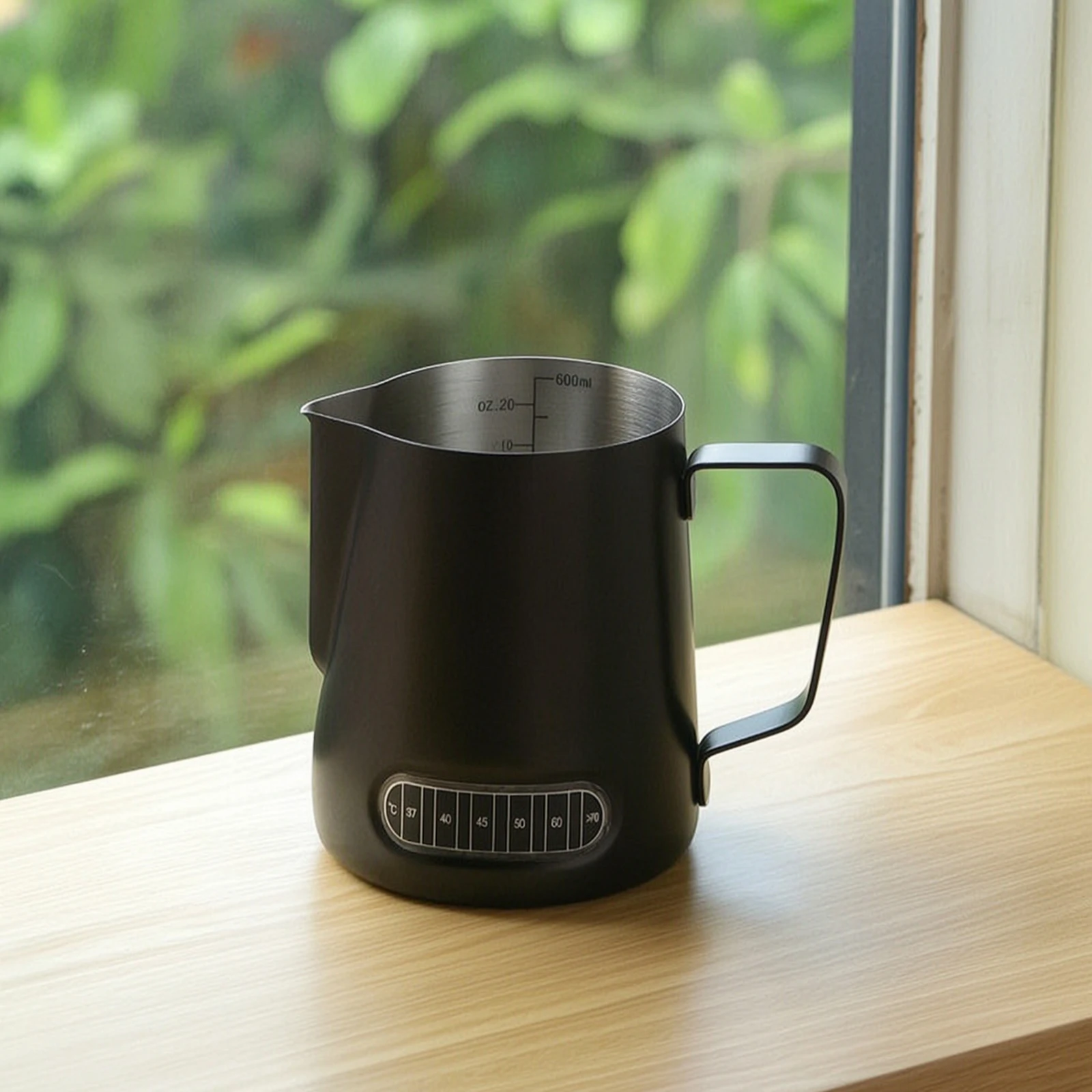 Milk Frothing Cup with Scale C - Milk Steaming Pitcher recension och pris