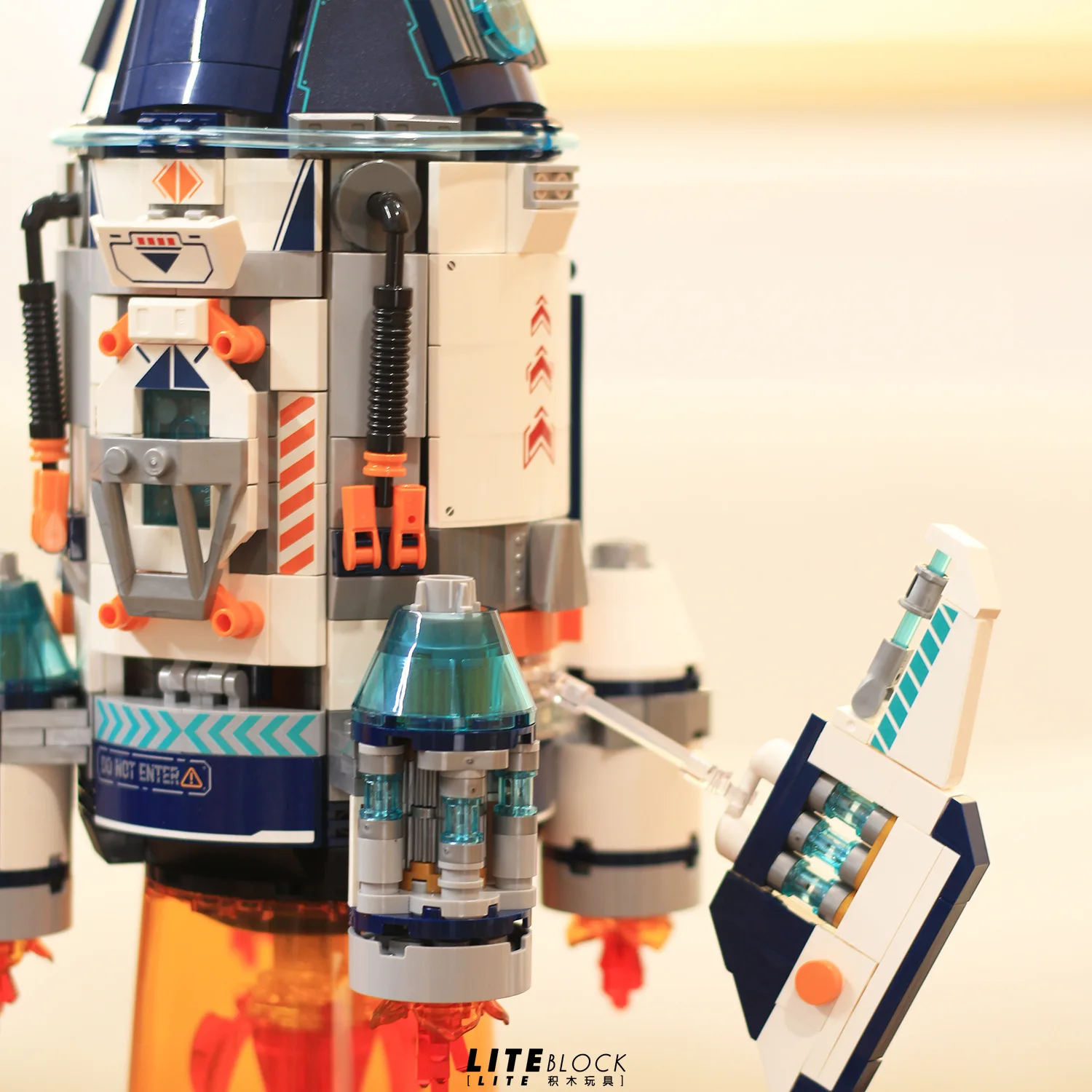 950 pçs moc criatividade técnica aeroespacial foguetes blocos de construção tijolos montagem modelo brinquedos diy para crianças presente aniversário