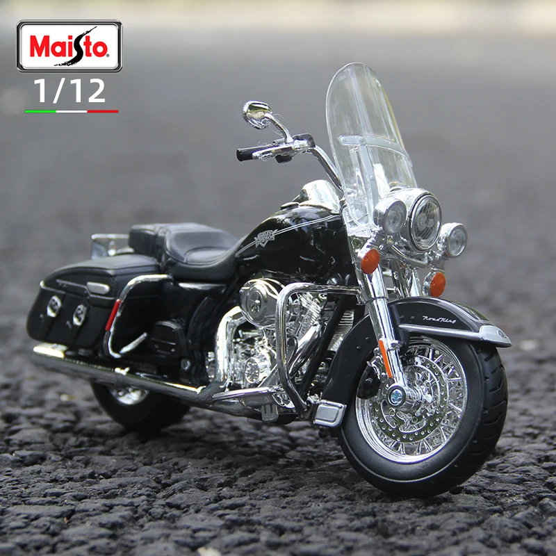 Maisto 1:12 Harley-Davidson FLHRC Road King Classic 2013 Motorcycle Model Static Die Cast Vehicles Collectible Hobbies Moto Toy