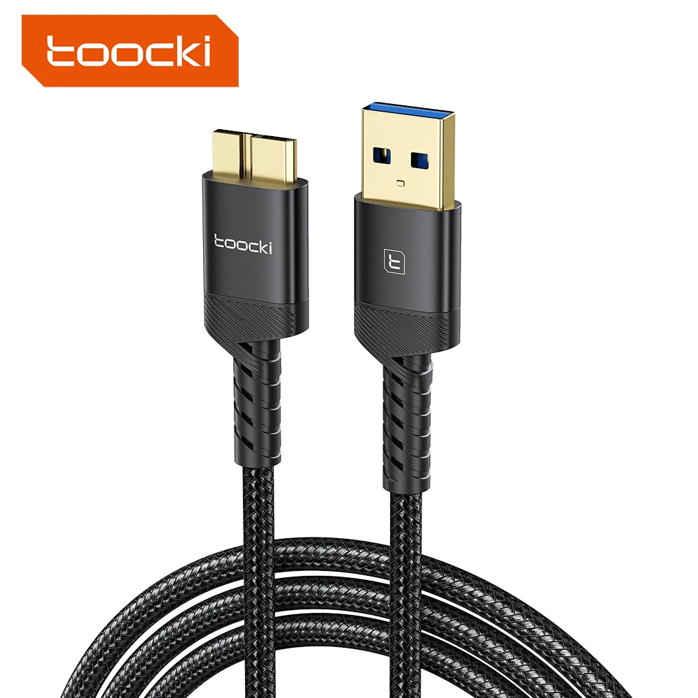 Toocki Micro B Kabel USB3.0 5Gbps USB A/Type C naar Micro B Data Transfer Kabel Sync Voor Macbook harde Schijf Schijf HDD SSD Case