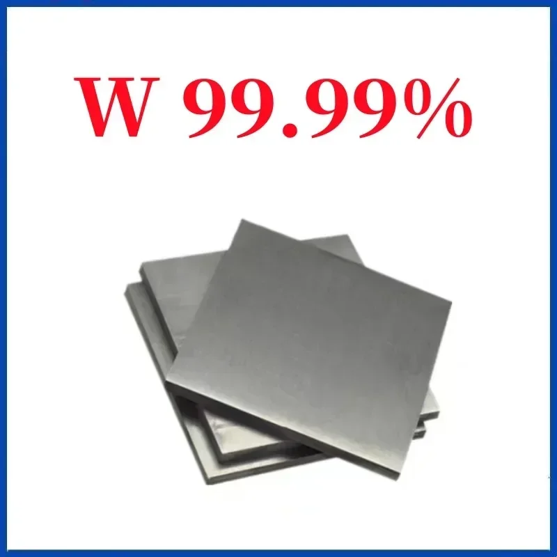 

High purity tungsten plate W99.99% scientific research tool metal material 100mm*100mm Experimental study