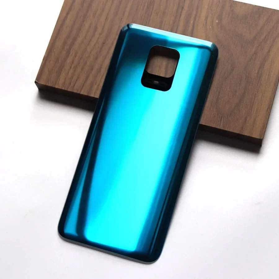 YHX-OU 6.67'' Gris Cache Batterie pour Xiaomi Redmi Note 9S Redmi Note 9 Pro Vitre arrière, Coque arrière de Batterie Remplacement pour Redmi Note 9S Redmi Note 9 Pro Outil d'installation