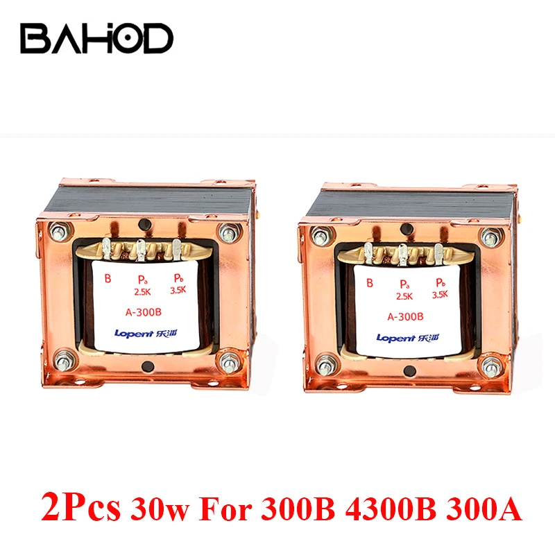 

BAHOD 2pcs 30w 3.5K Output Transformer for 300A 4300B 300B Vacuum Tube Amplifier