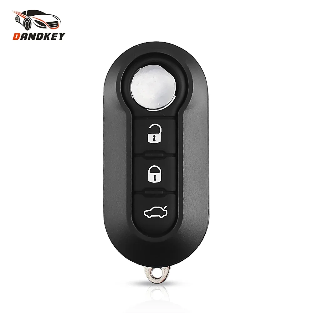 

Dandkey 3 Buttons Flip Folding Car Key Case Fob Shell For Fiat 500 Punto Ducato Stilo Panda Remote Key Cover Fob Keyless Entry