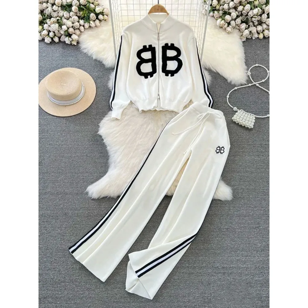 

Women's Stand Collar Zippered Sweater Spring Summer 2024 New Faionable Women's Clothing Autumn ting Year Season