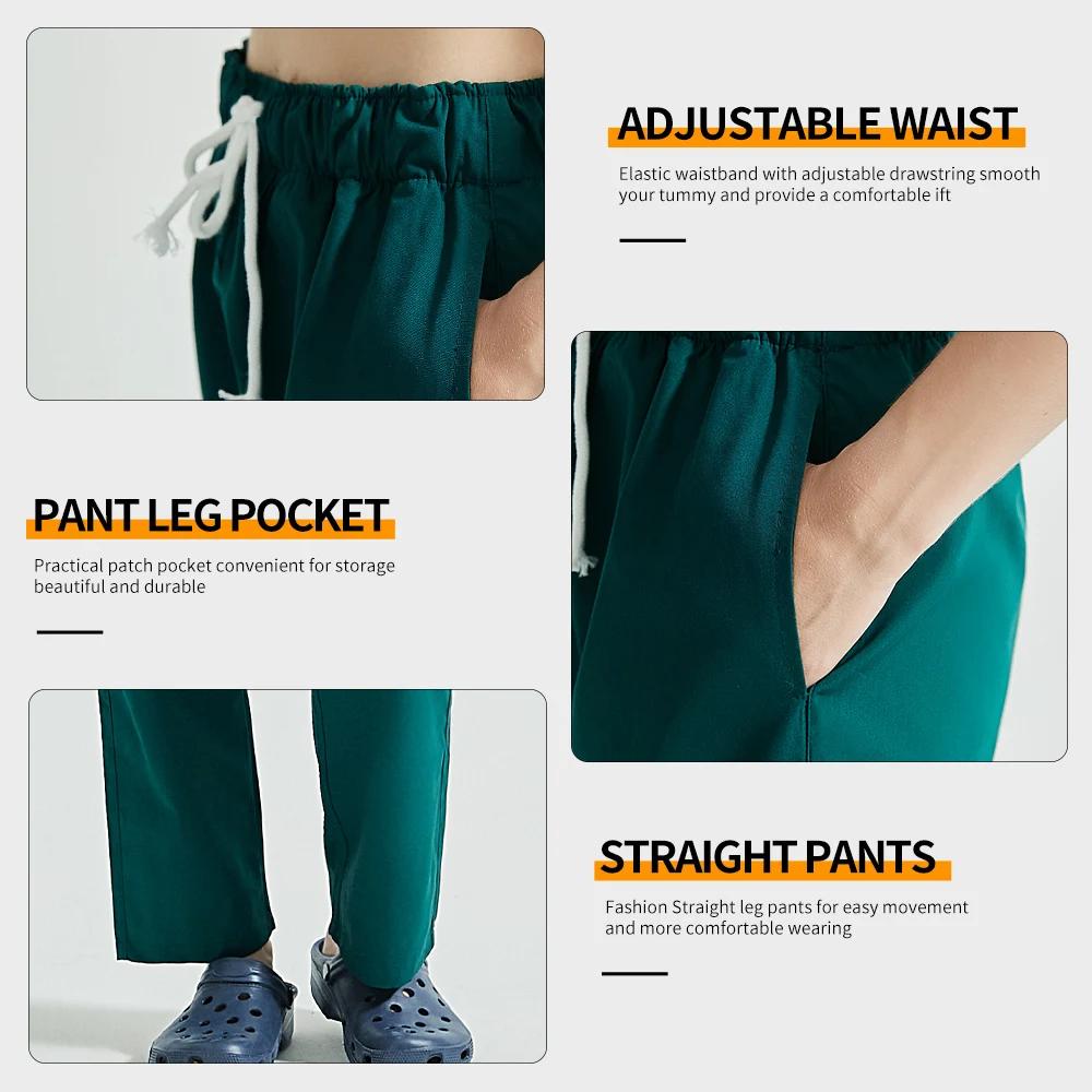 OP-Theater Arzt Set Mehrfarbig Krankenhaus Krankenpflege Chirurgische Kleidung Frauen Schönheitssalon Spa Arbeitskleidung Unisex Scrubs Uniformen